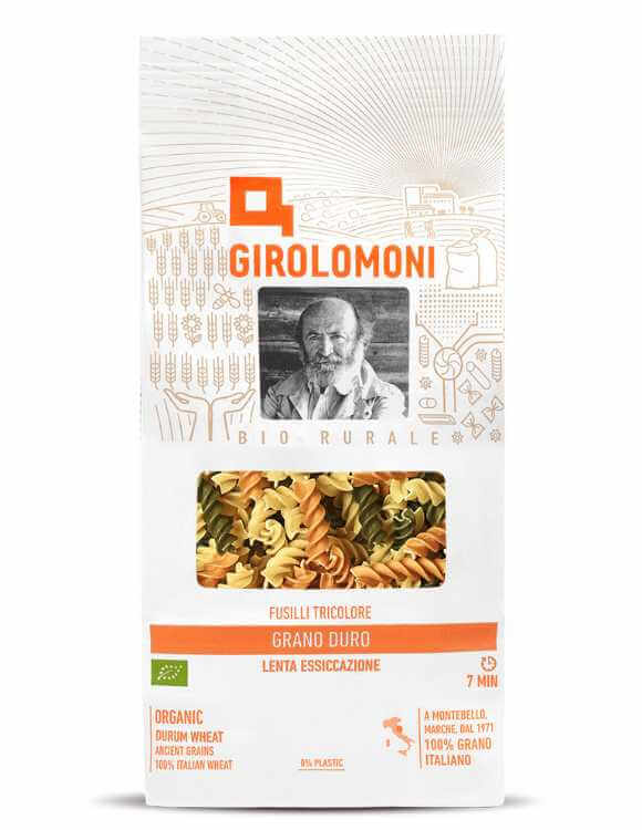 Fusilli Tricolore 500 g / 5 kg - Girolomoni