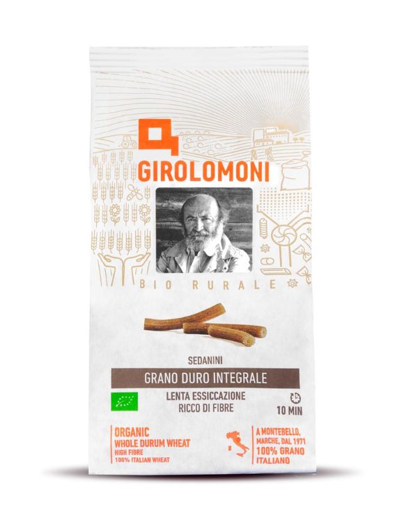 Sedanini di grano duro integrale 500 g - Girolomoni