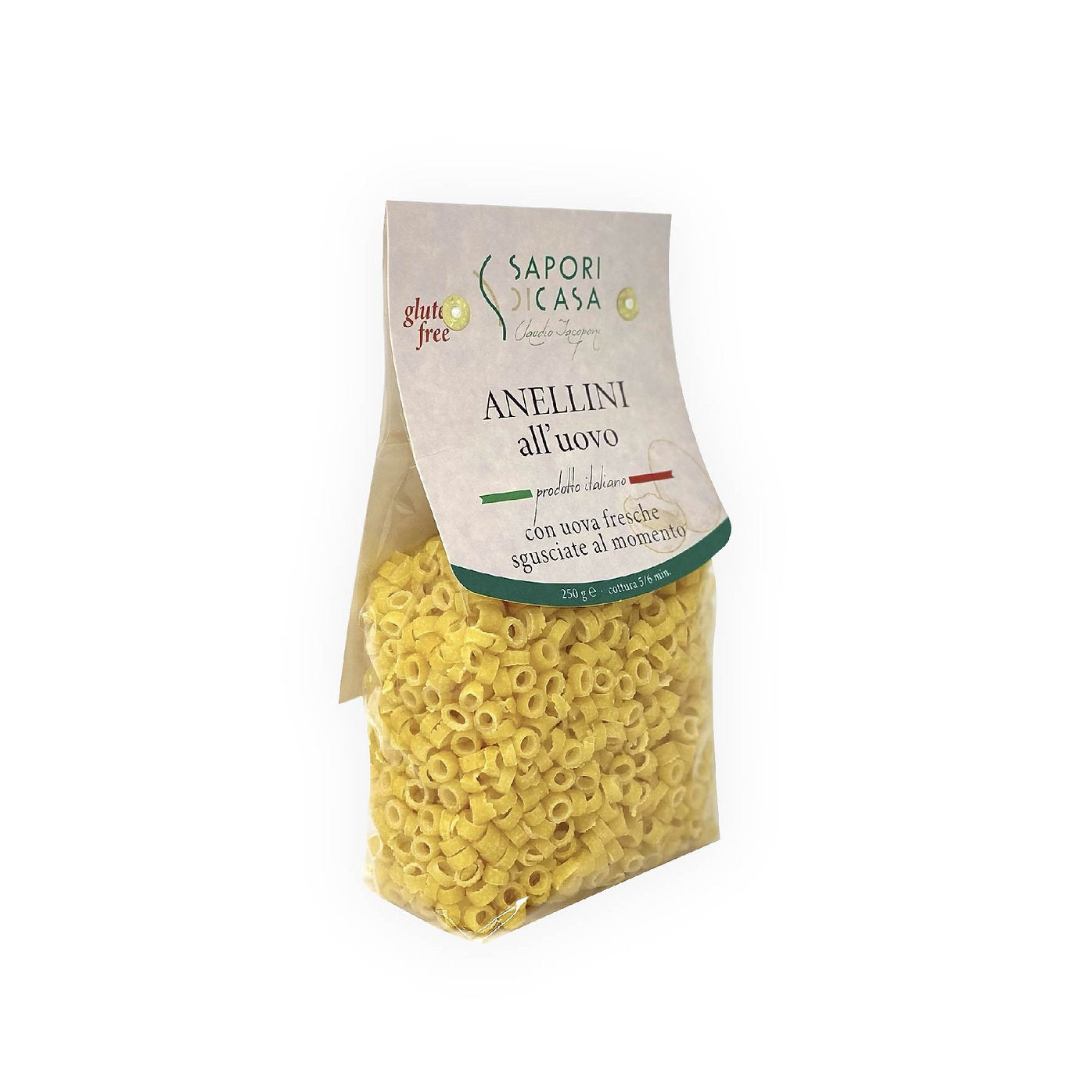 Anellini all'uovo senza glutine 250g - Iacoponi
