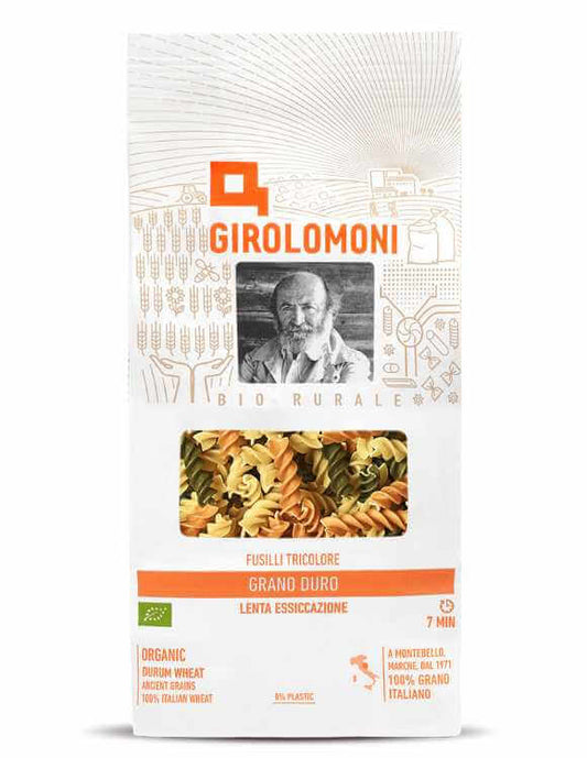 Fusilli Tricolore 500 g / 5 kg - Girolomoni