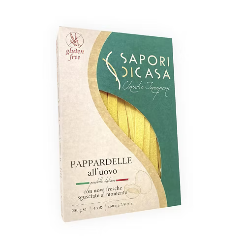 Pappardelle senza glutine all'uovo 250g - Iacoponi