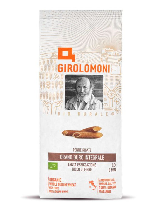 Penne rigate di grano duro integrale 500 g / 5 kg - Girolomoni