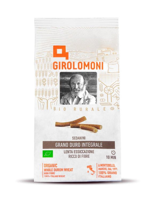 Sedanini di grano duro integrale 500 g - Girolomoni
