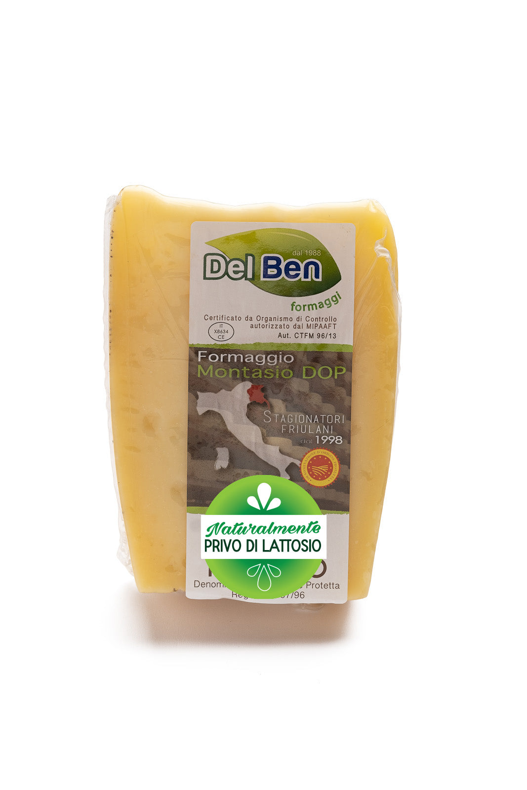 Formaggio Montasio Dop mezzano  300g/1,5Kg/1,8Kg - Del Ben
